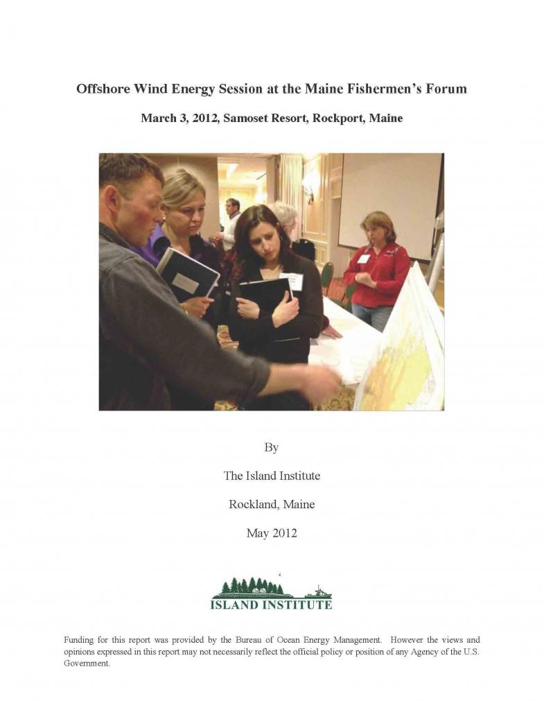 Offshore Wind Energy Session report