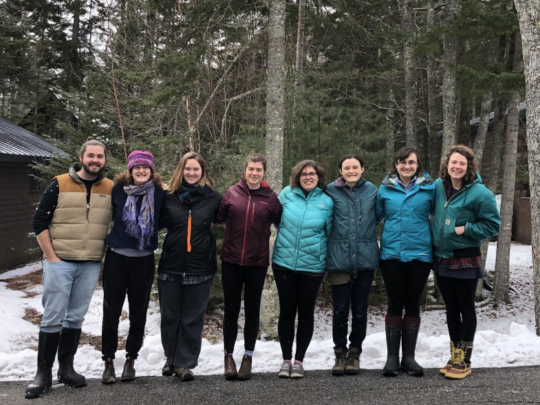 Island Fellows at their winter retreat in 2019.