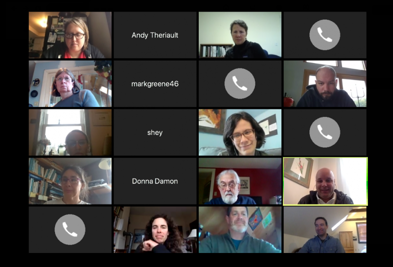 Members of the Maine Islands Coalition and Island Institute staff held a virtual meeting on March 20 to discuss island responses to COVID-19 and the resources they still need.