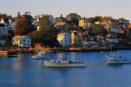 Stonington harbor, Maine