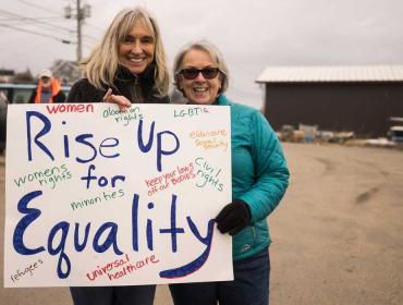 The women's march on Vinalhaven.