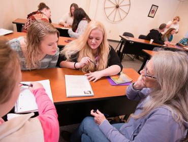 Students work at URock