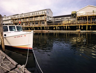 Boothbay Harbor's working, and tourist, waterfront