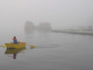 Ben Stevens rowing