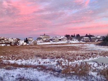 Monhegan's meadow is part of the island's freshwater aquifer.