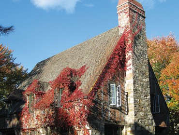 The gatehouse at the Jordan Pond House. PHOTO: COURTESY FRIENDS OF ACADIA