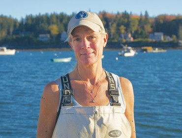 Merritt Carey, from a Luke’s Lobster calendar featuring women who work on the water. PHOTO: PIXELLAB/COURTESY OF LUKE'S LOBSTER