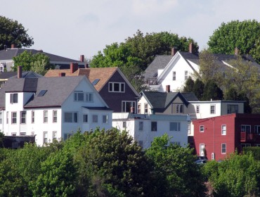 Housing in Portland’s Munjoy Hill neighborhood has increased in value dramatically in recent years.