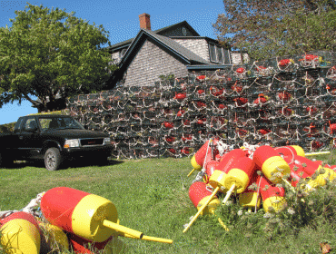 Buoys on Monhegan.