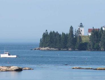 Swan's Island's Burnt Cove Light.