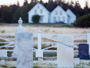 The cemetery on Great Gotts Island