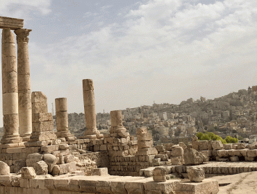 The Temple of Hercules in Amman, Jordan.