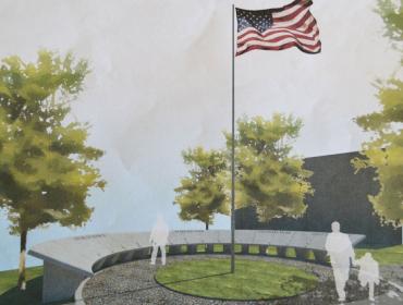 Plans for the veterans memorial on Vinalhaven