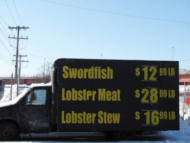 Fish prices in Portland in January 2015.