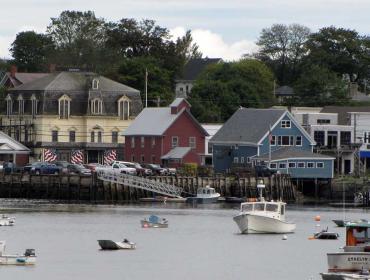 Vinalhaven village from the water.