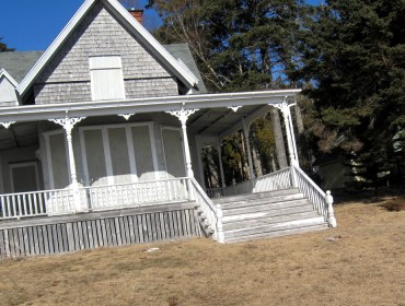 An older house on Hancock Point.