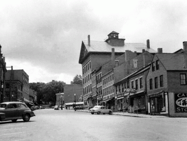 Belfast's Lower Main Street, circa 1940s.