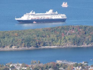 Cruise ship off MDI