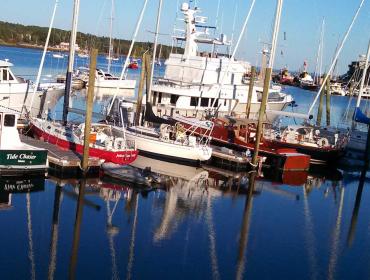 Front Street Shipyard's marina