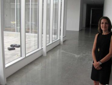 Suzette McAvoy at the new CMCA building