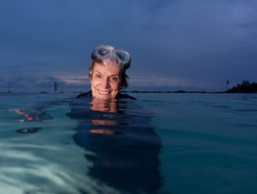 CAPTION: Sylvia Earle in her element. PHOTO: KIP EVANS/MISSION BLUE