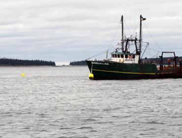 Fishing boat in Bass Harbor