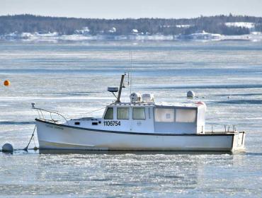 boat in ice