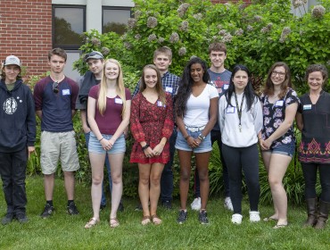 Graduating MAP19 seniors and incoming MAP20 students connect and learn from each other during the annual MAP Send-Off and Induction and Summer Leadership Intensive at Colby College.