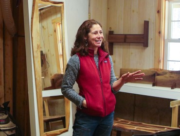 Christina Vincent in her shop on North Haven