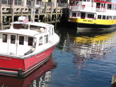 Cisco Bay Lines pier