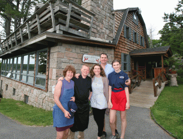 From left, Carmen Sanford, Dakota Hatton, Kelsea Carr-Squires, Glenn Squires, Izzy Squires.