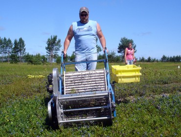 The Emerson harvester, produced by Zane Emerson in Columbia Falls...