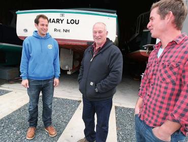 From left, Seth, Ed and Josh Gray.