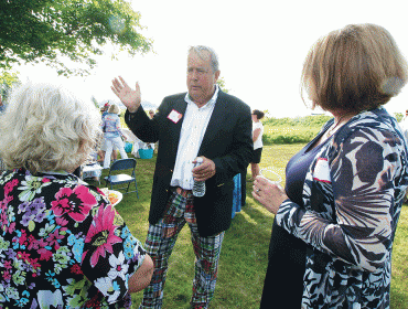 James Singerling of the Great Cranberry Island Historical Society's campaign to raise $450,000 to sustain the society's programs.