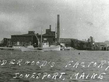 Jonesport sardine packing plant.