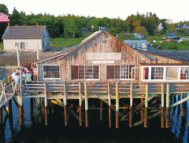 The Islesford Dock restaurant