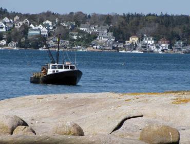 Fishing off Stonington.