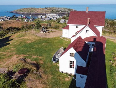 The museum, as seen from the lighthouse tower.