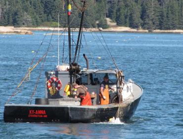 Stonington lobster boat