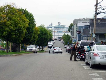 West Street in Bar Harbor.