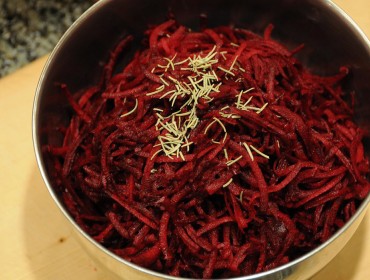 Grated beets