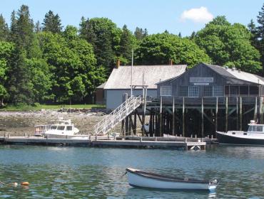 Islesford waterfront in June