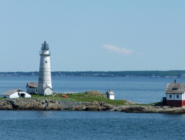 Boston's outer harbor.