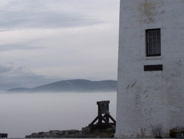 Fog off Grindle Point, Islesboro.