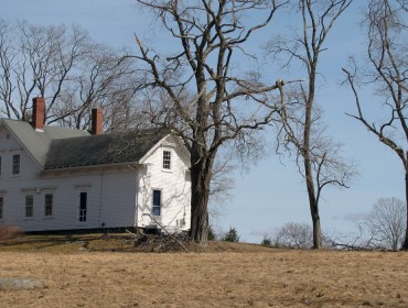 House on a hill on Islesboro.