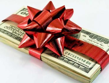 Gift-wrapping money