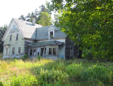 Old house on Swan's Island.