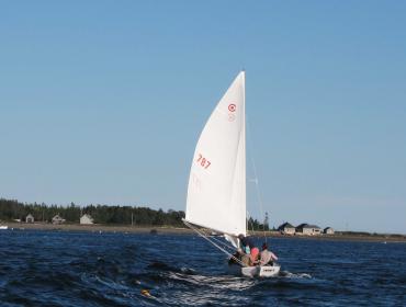 sailing toward Islesford