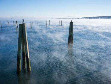 Sea smoke, Rockland