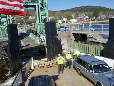 Ferry departing Lincolnville for Islesboro.